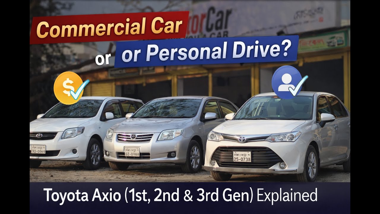 Commercial Car or Personal Drive? | Toyota Axio (1st, 2nd & 3rd Gen) Explained LIVE