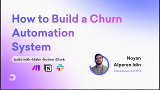 How to Build a Churn Automation System with AI | Slack + Notion + Make Tutorial