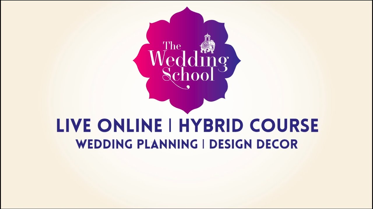 The Wedding School Wedding Planning I Design & Decor Course YouTube