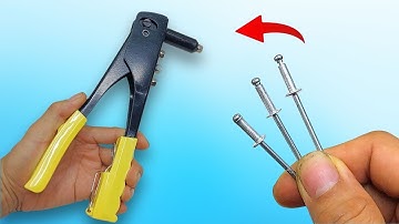 The neighbors were amazed! None of them knew about this function of the riveter.