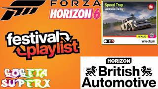 Forza Horizon 6 Speed Trap Lakeside Valley A 700 Country UK Festival Playlist - GogetaSuperx