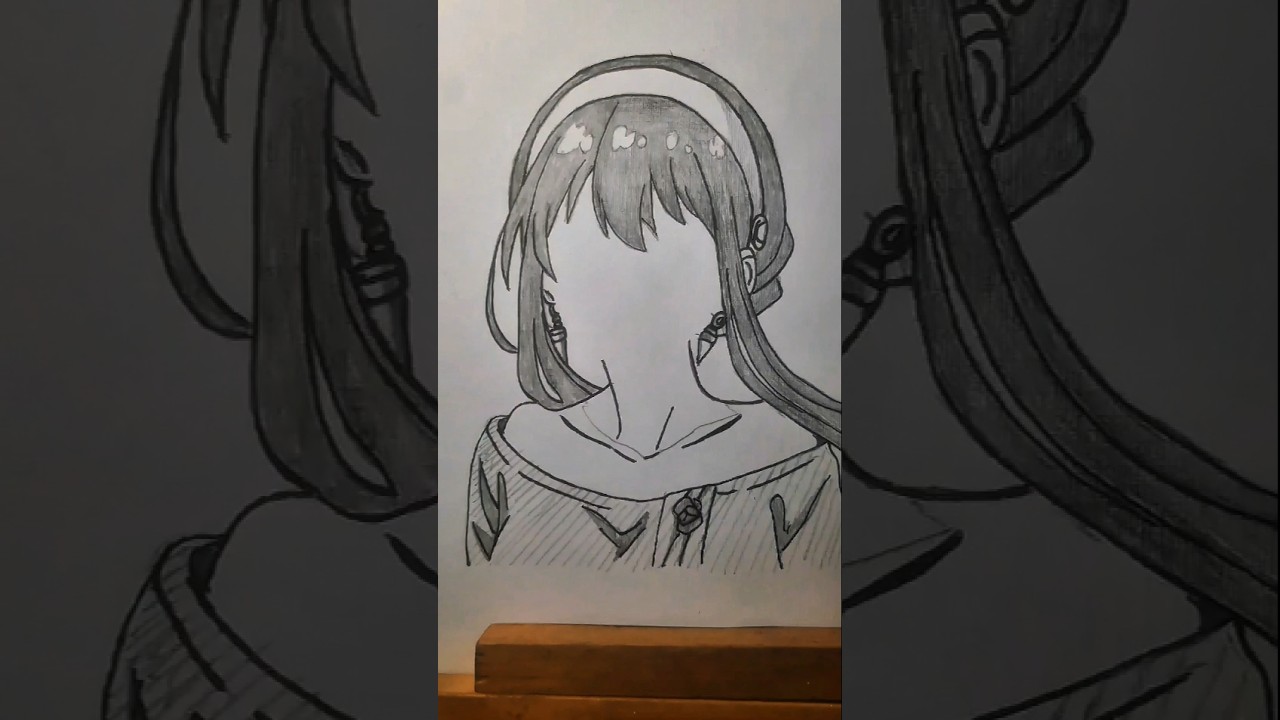 Рисунок лица Йор Форджера, милый, простой 