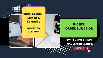 Higher Order Functions in Swift 5 (Filter, Reduce, Sorted and SortedBy) | #ios #interviewquestions