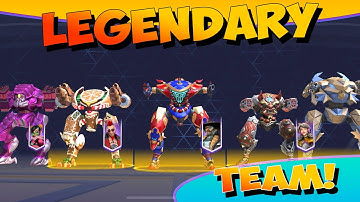 Mech Arena - Gameplay Walkthrough Part 223 -Legendary Team TEAM!🔥(iOS,Android)