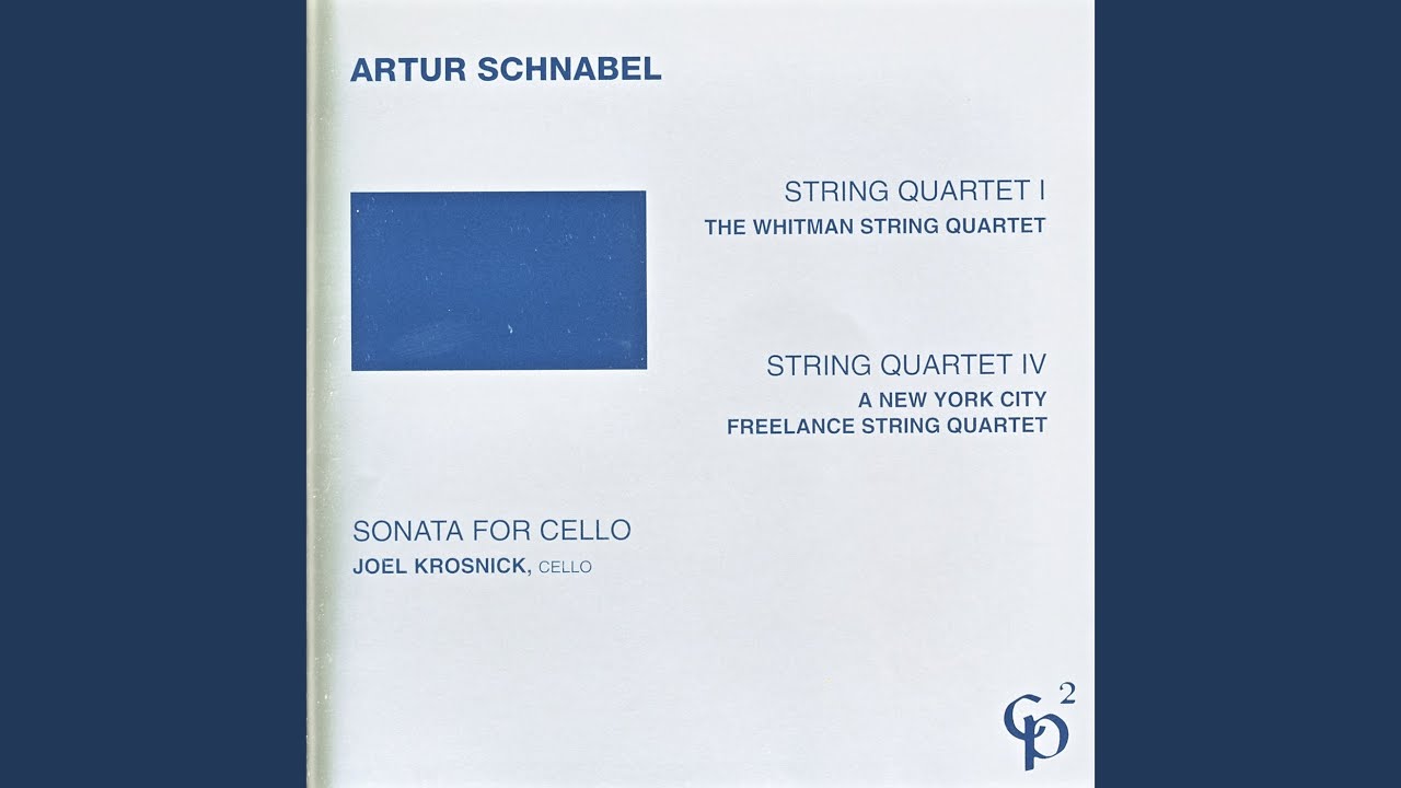 String Quartet No. 1: III