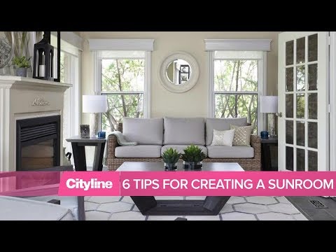 6 tips for creating a relaxing sunroom in your home