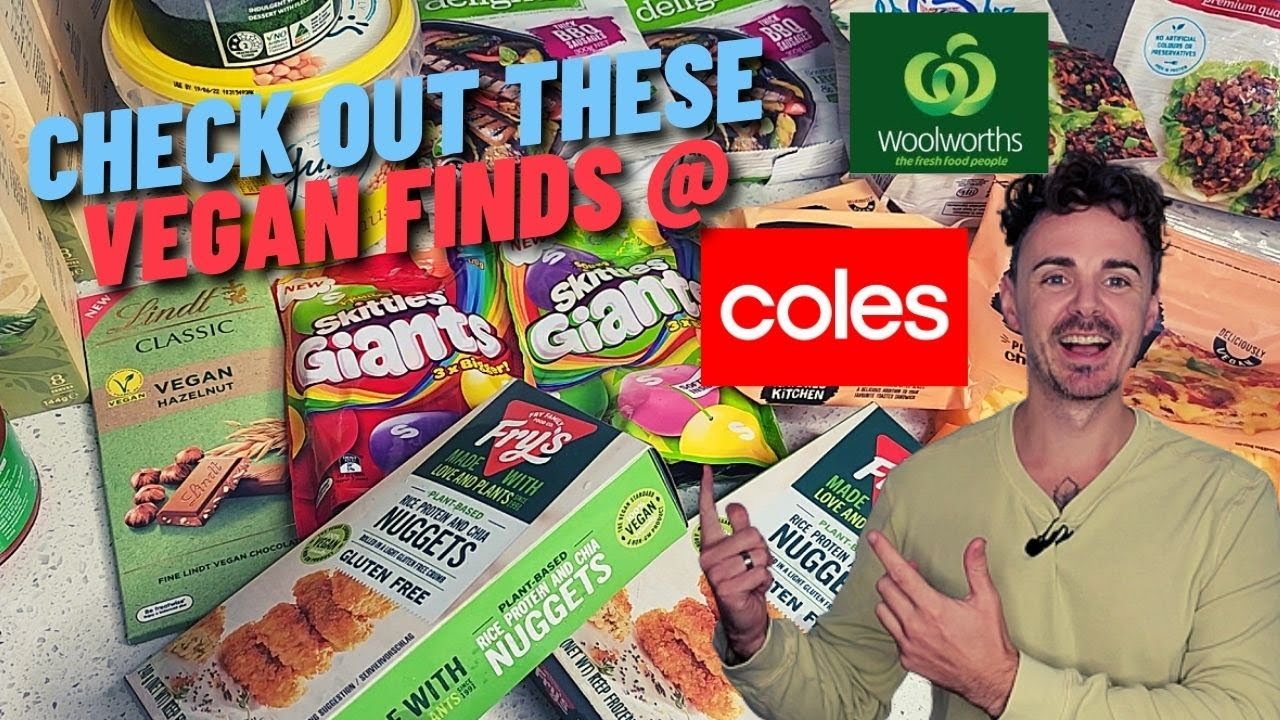 Vegan Family MONTHLY Grocery Haul at Woolworths & Coles   2022 with Prices