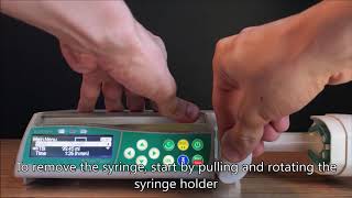 Perfusor Space Syringe Pump - Basic Operation
