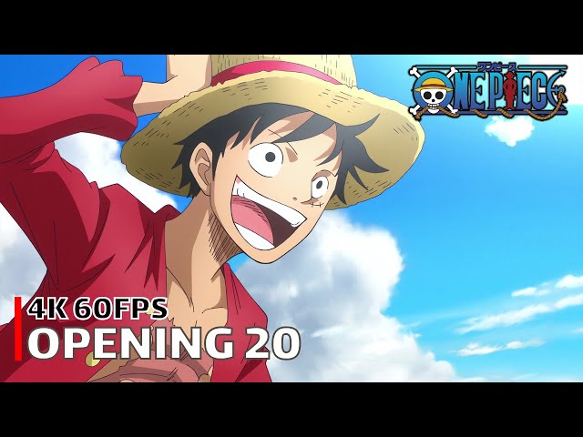 One Piece - Opening 20 【Hope】 4K 60FPS Creditless | CC class=