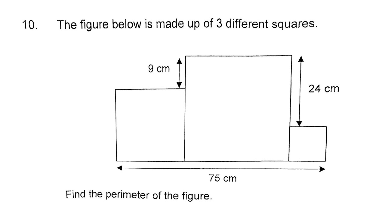 Finding Perimeter of the Figure