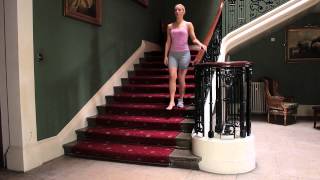 How to walk up and down stairs following injury