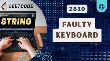 Faulty Keyboard | Leetcode 2810 | String | C++
