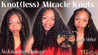 DIY: How To Do Miracle Knots Without Breakage | Feed-in Method (ft YgWigs)
