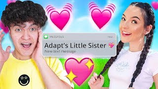 My Little Brother Reacts to His Crush (FaZe Adapts Little Sister & FaZe Jarvis)