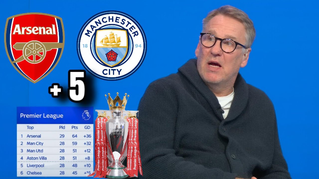 Paul Merson BACKS Arsenal Over Man City to Win the EPL Title! 🏆