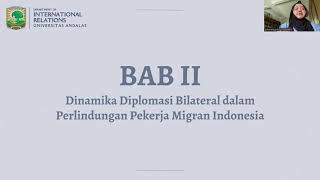 Indonesia-Malaysia Diplomacy on the Protection of Indonesian Migrant Workers in Malaysia 2022-2024