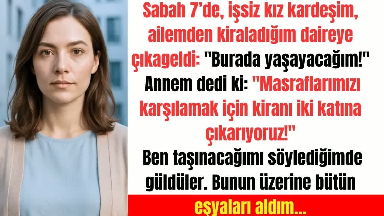 Taşınacağımı Söyledim, Güldüler... Ben de Tüm Mobilyaları Aldım!