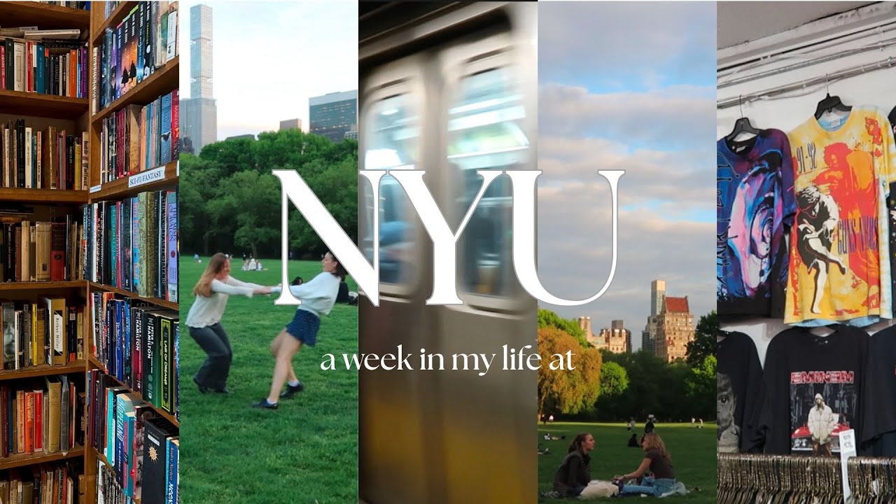 nyu vlog | picnics, thrifting, and coffee dates