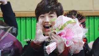 Chanyeol đi dự lễ tốt nghiệp của Sehun ♥