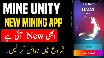 New Mining App Live on Play Store | Earn Free Mine Unity Token Daily