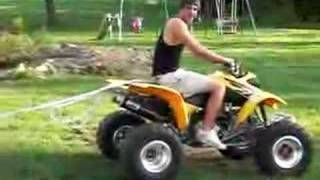 Summer Four Wheeler Sledding