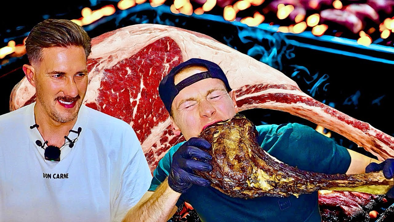 Я пробую XXL STEAK MENÜ 🔥 KOBE, WAGYU, TOMAHAWK 🥩 BigMeatsFood vs. Don Carne