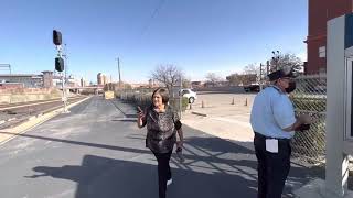 Take a Tour of the Amtrak Station at El Paso, Texas and Walk Along Amtrak’s Texas Eagle/Sunset Ltd!