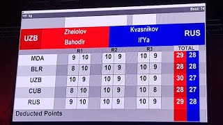 Zhelolov Bahodir (UZB) vs Kvasnikov Ilya (RUS) , 91+