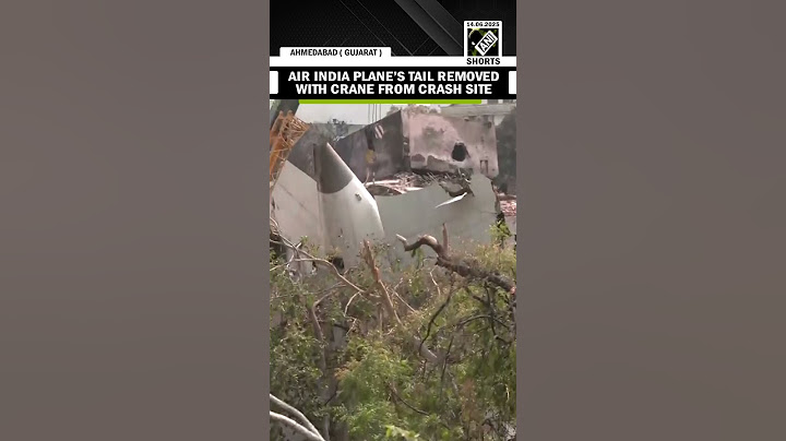 Ahmedabad Plane Crash: Air India 171 tail removed from crash site using crane