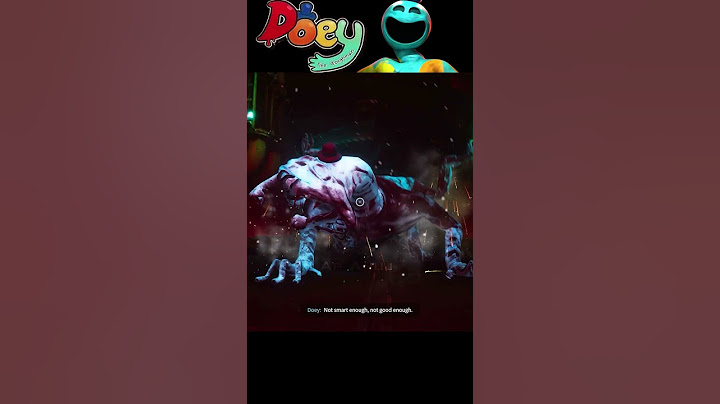 Poppy Playtime: Chapter 4 - Doey The Doughman Death Cutscene (Showcase)