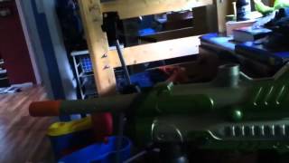 Machine gun muzzle flash test