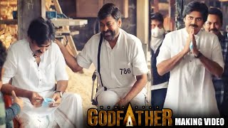 చిరంజీవి కోసం వచ్చిన పవన్ కళ్యాణ్ || Chiranjeevi God Father Movie Making Video || NS