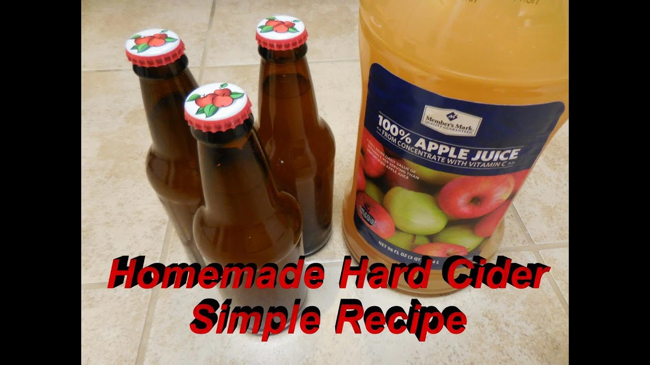 Homemade Hard Apple Cider