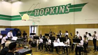 Hopkins Jr. High 2015 Spring Jazz concert Jazz ensemble played A Night in Tunisia by Dizzy Gillespie