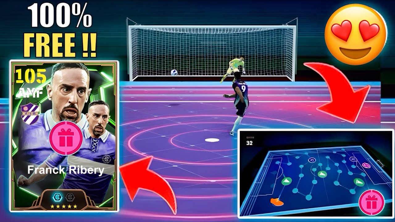 How To Train 100 Rated Free Franck Ribery ! Daily Game Max Level In ...