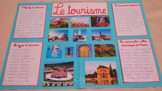 مشروع الوحدة السادسة السياحة بالفرنسية projet de classe le tourisme