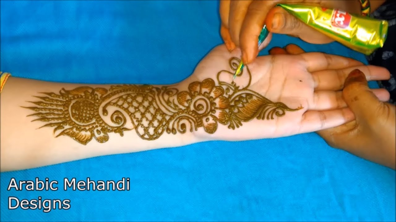 Simple Arabic Mehandi Bridal Mehndi Designs For Hands Full