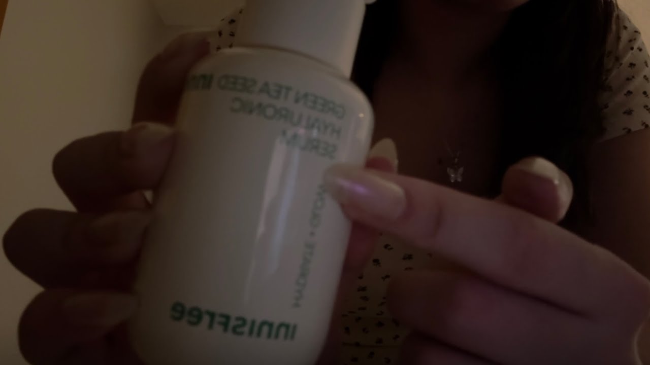 .✦ ݁˖ asmr: doing your skincare before bed