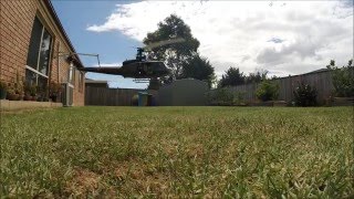 MCPX / V922 RC UH-1D (huey) Start up/ take-off/ flyby/ landing