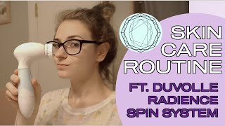 UPDATED Skin Care Routine | Duvolle Radiance Spin Care System | Melissa Ferrante