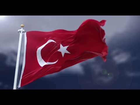 Dalgalanan Türk Bayrağı HD