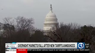 MORNING BUSINESS REPORT: Markets fall after new tariffs, water bottles recalled, higher stamp pri...