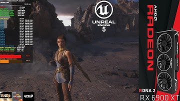 Unreal Engine 5 Valley Of The Ancient Demo 1440p | RX 6900 XT | Ryzen 7 5800X
