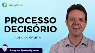 Processo Decisório / Tomada de Decisão - Aula Completa - Rodrigo Rennó