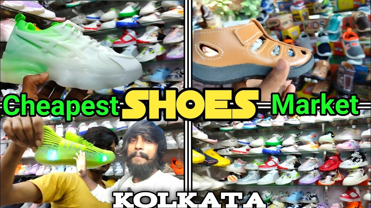 Birsul Haat Shoes Market Kolkata || Cheapest Kids Footwear || Shoes ...