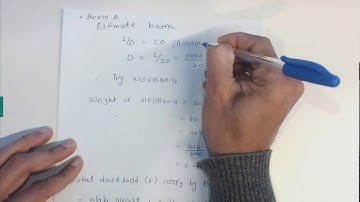 Steel beam design for Shear Example 1 Part 1