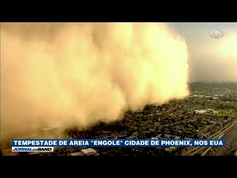 Tempestade de areia engole cidade nos EUA