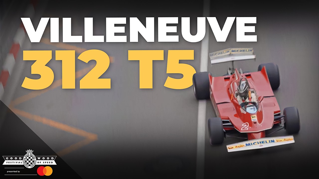 Gilles Villeneuve's 1980 Ferrari 312 T5 roars around Monaco once