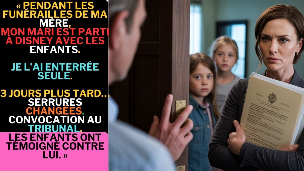 Mon mari a manqué l’enterrement de ma mère pour sa maîtresse — je lui ai tout pris