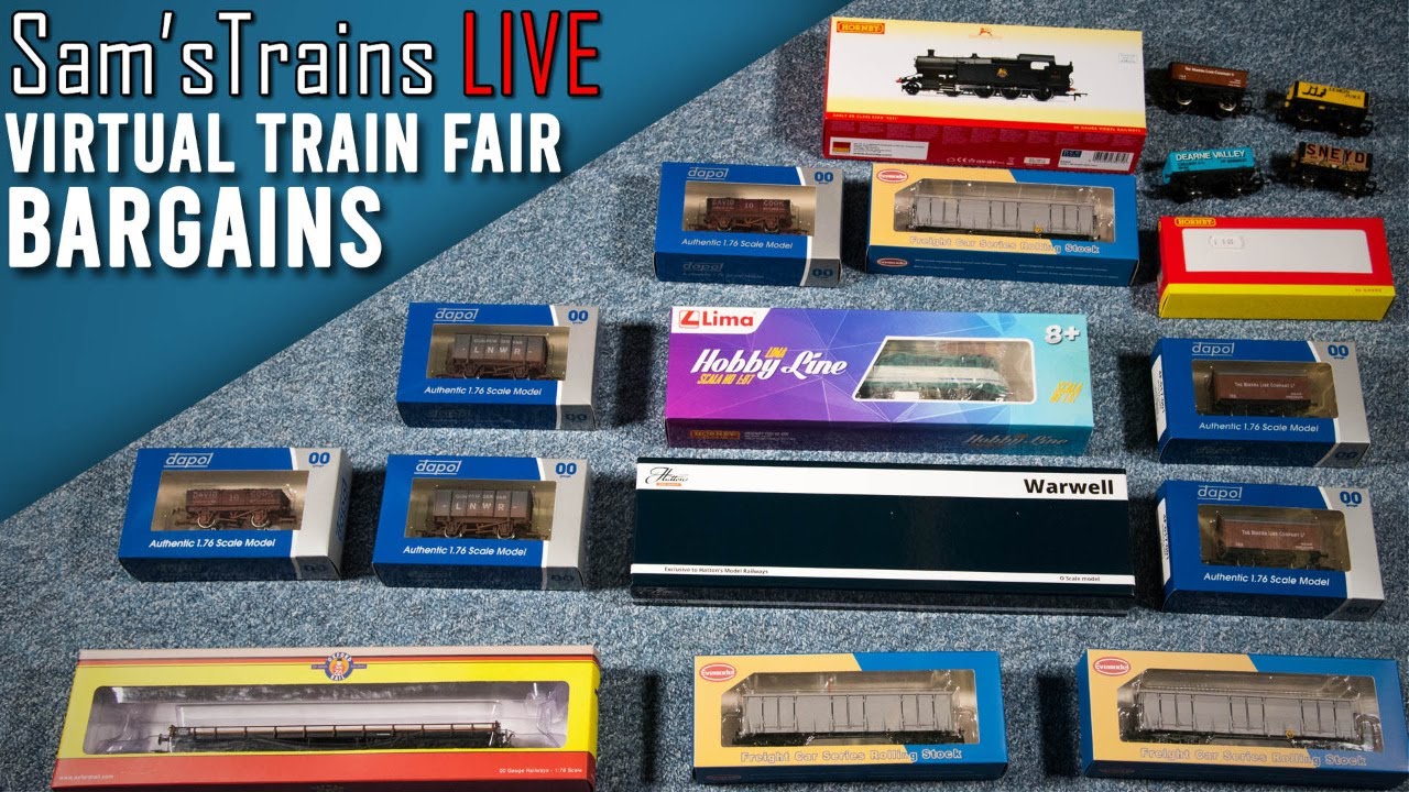 Sam'sTrains Live | S9E3 | Virtual Train Fair Goodies - YouTube